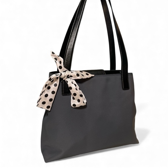 Coach Vintage EUC Gray Nylon with Leather Trim Tote- Perfect Work Bag - Picture 4 of 17